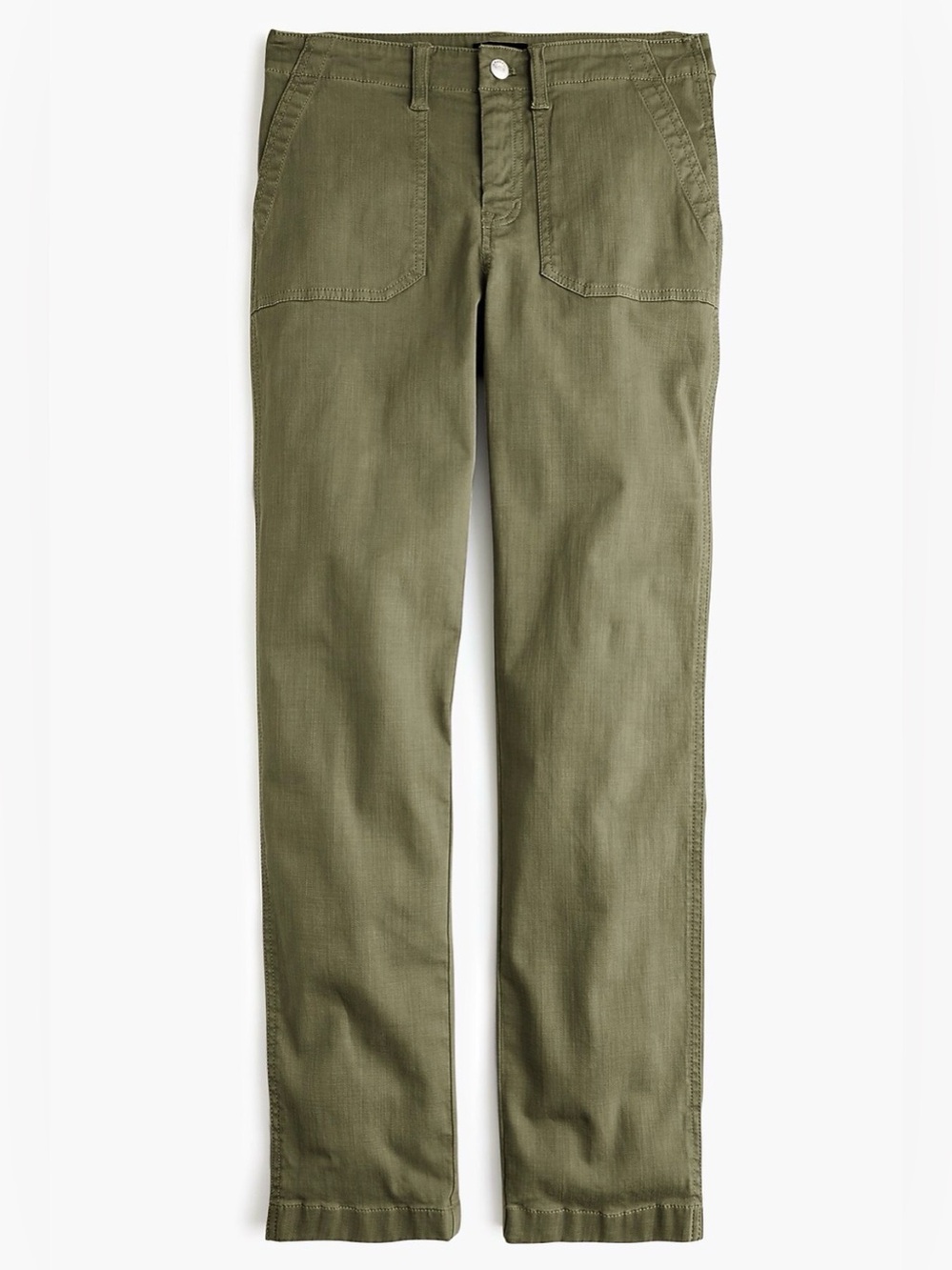 J. Crew Olive Straight-Leg Men's Jeans